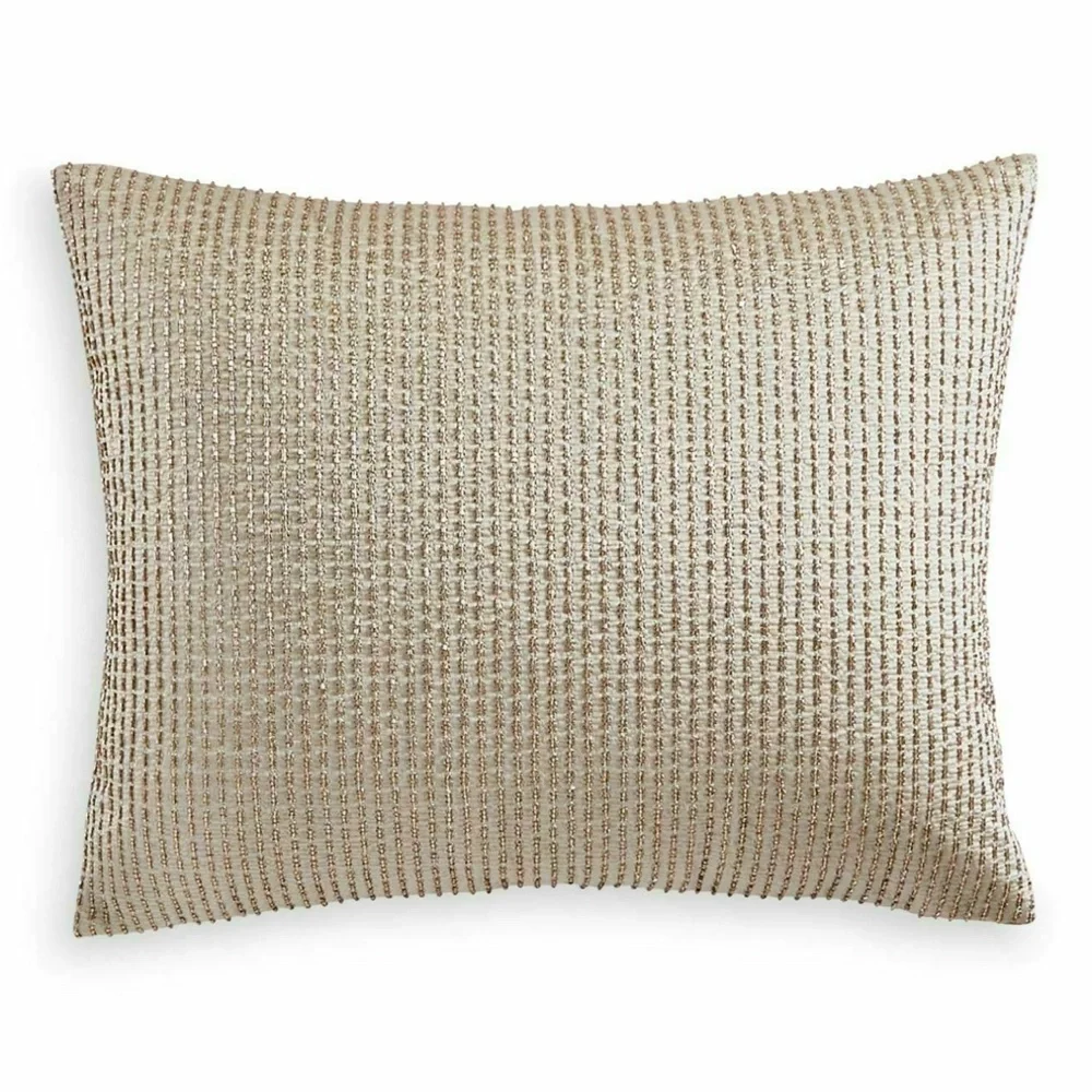 NEW Beaded Decorative Pillow for‎ Hudson Park Connettiva [ 20 X 16 In ]